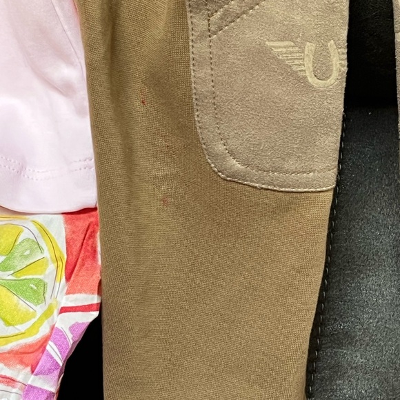 Tuff Rider horseback riding pants girls sz 8 brown w/patches. Good condition - Picture 5 of 5